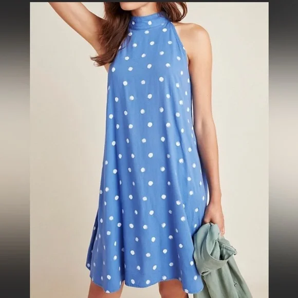 cloth & stone | Dresses | Cloth Stone Hailey Halter Swing Dress | Poshmark